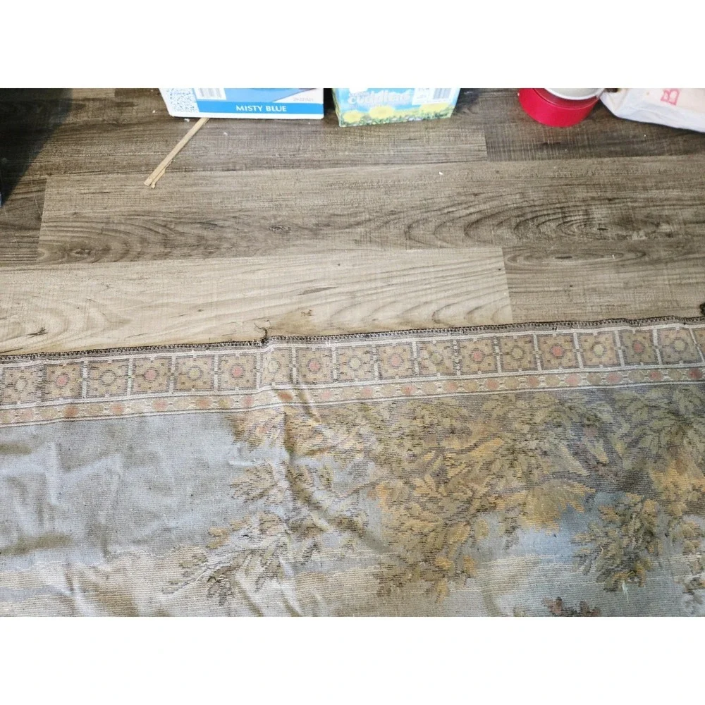 Vintage Tapestry horses in a field pasture scene 72 x48.5